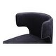 preview thumbnail 8 of 8, NADAAL STUDIOS Pierce, Upholstered Barrel-Style Seating Dining Chair - 20"W x19"D x31"H