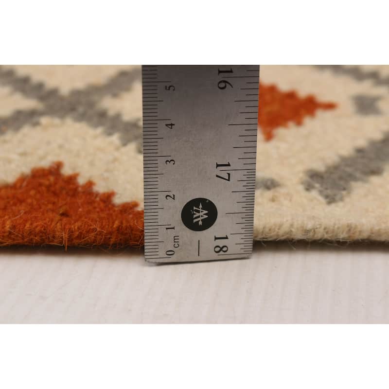 Ankara FW Cream Kilim 5'5" x 7'9" - 5'5 x 7'9