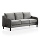 preview thumbnail 12 of 11, Trapper Contemporary Fabric Sloped Arms 2-Piece Sofa Set by Furniture of America