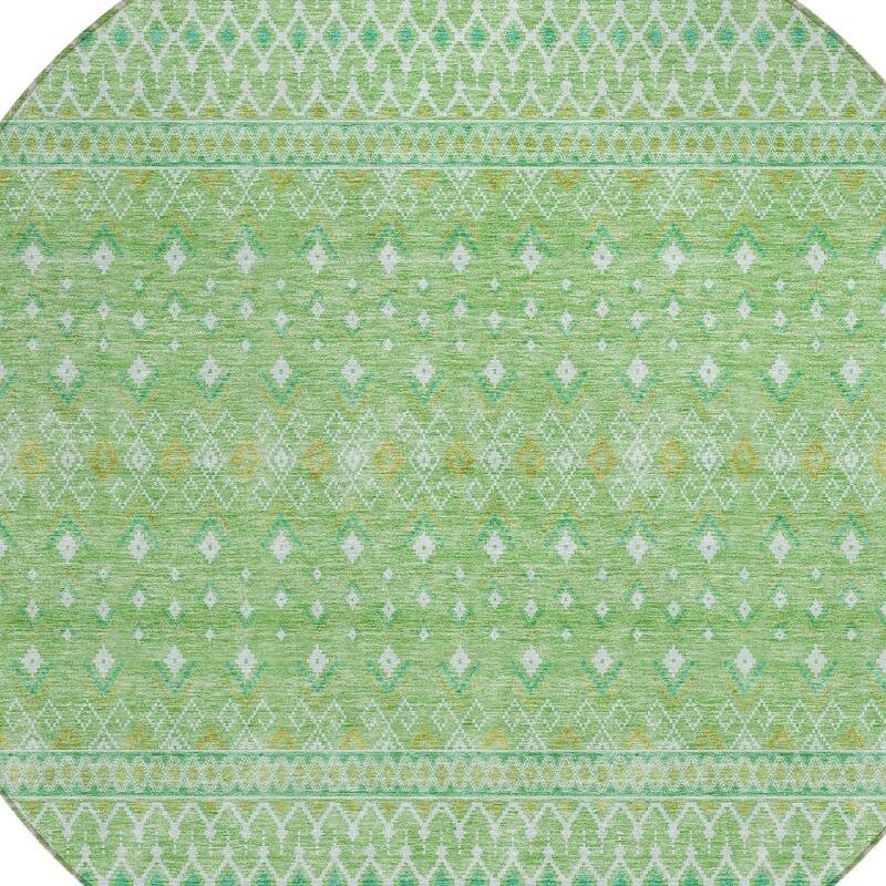 HomeRoots Tribal Transitional Rectangle Outdoor Rug