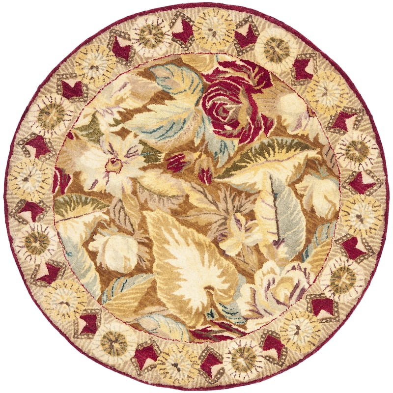 SAFAVIEH Handmade Bergama Arieana Oriental Hand-spun Wool Rug