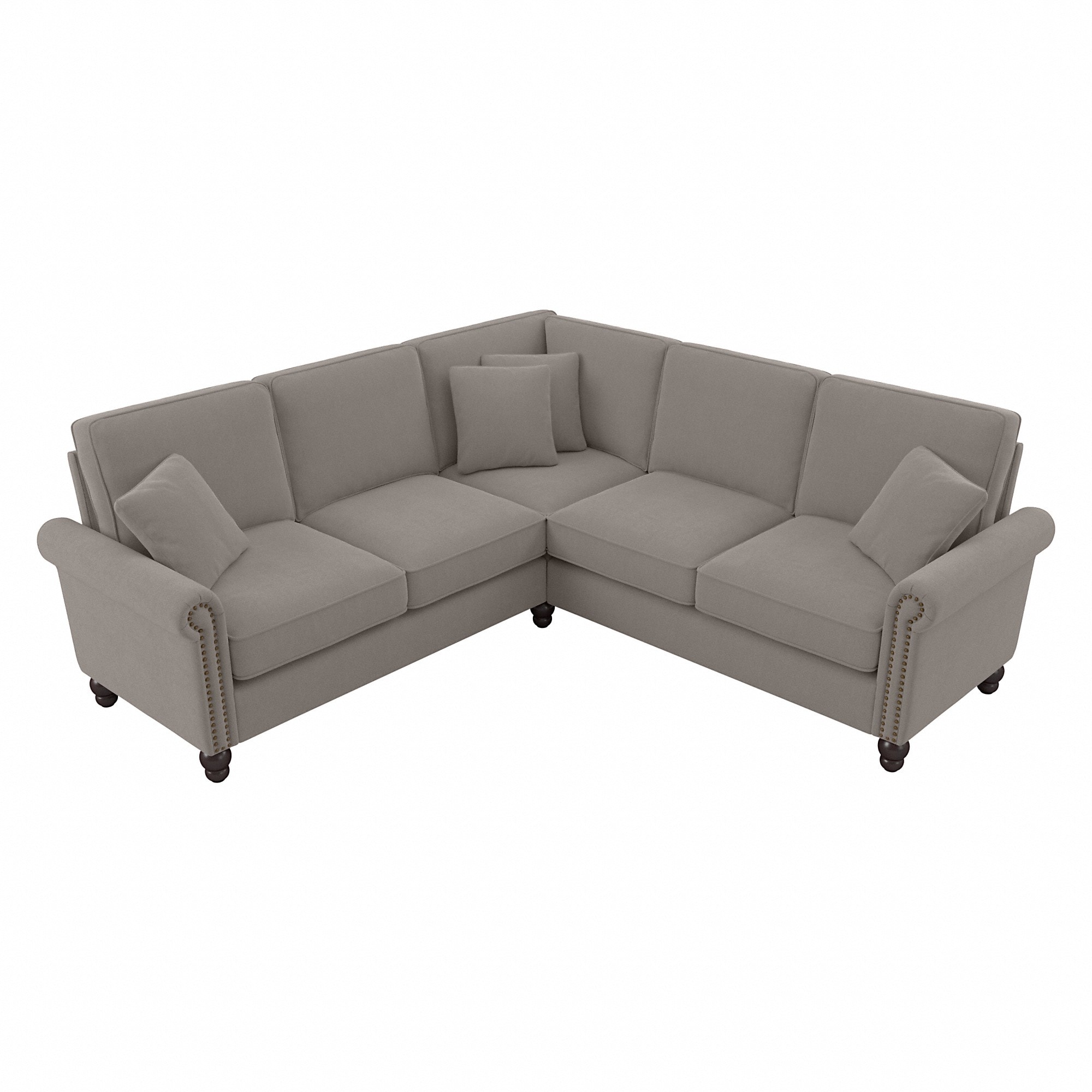 Bush Furniture Coventry 87W L Shaped Sectional Couch by