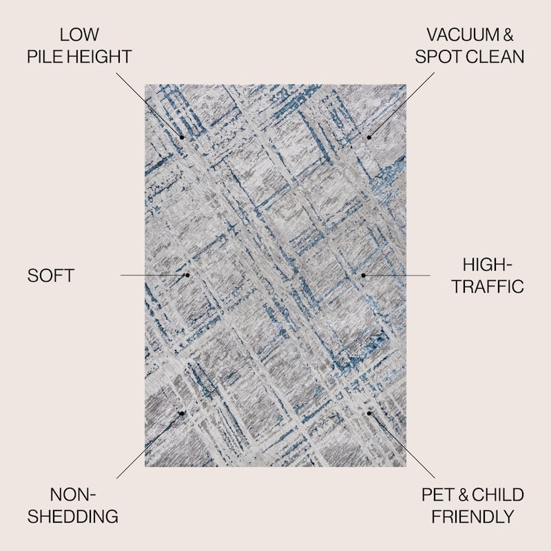 JONATHAN Y Tidal Modern Abstract Area Rug