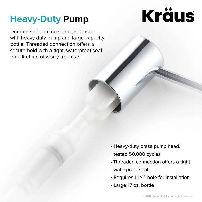 Kraus Kitchen Soap and Lotion Dispenser