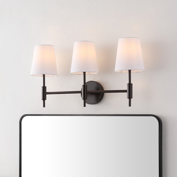 SAFAVIEH Home Lighting Collection Darya 24 Modern Contemporary Wall Sconce 3 bulb On Sale Bed Bath Beyond 39092399