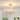 Starsky Modern 3/4-Light Textured Glass Semi Flush Mount Ceiling Light Drum or Rectangle for Bedroom Hallway Entryway