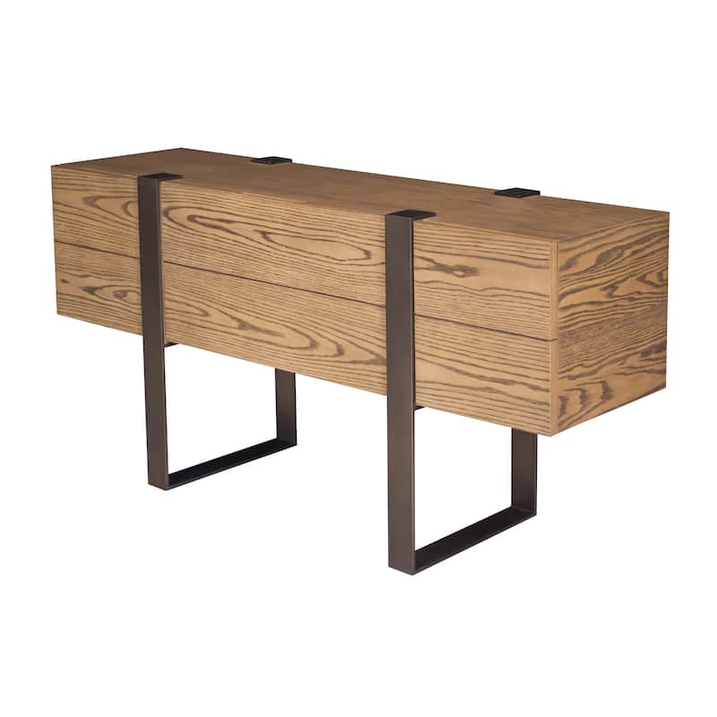 SAFAVIEH Couture Kyoga Storage Sideboard for TVs up to 65", Fully Assembled - 60"W x 19"D x 32"H