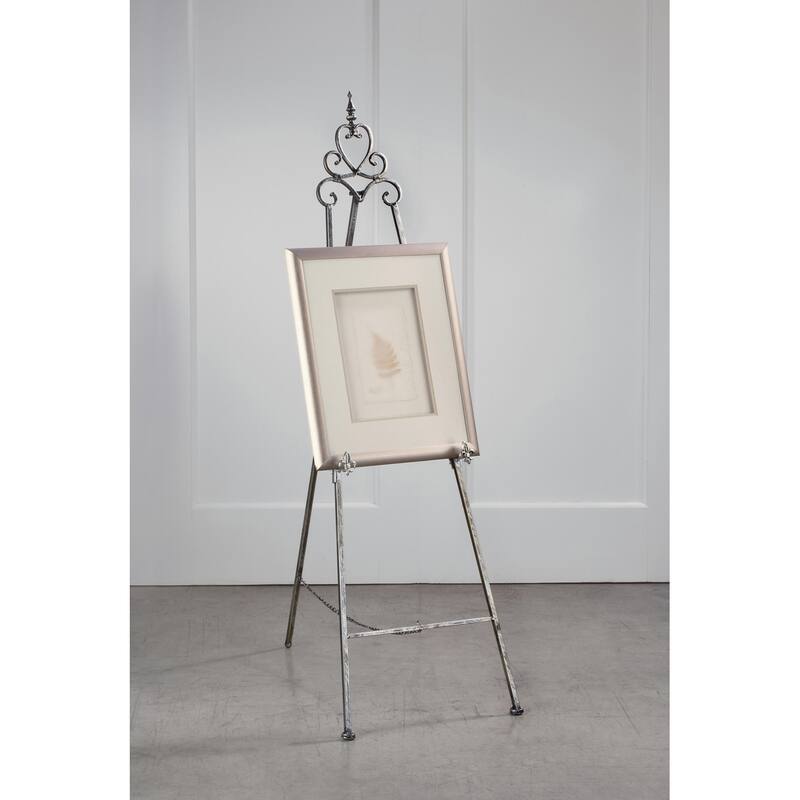 Grey Metal 56.5-Inch Regal Floor Easel - 56.5