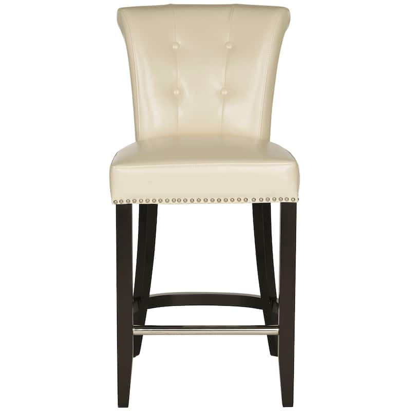 SAFAVIEH Addo Flat Cream Ring Counterstool - 19.6" x 24.2" x 39.8"