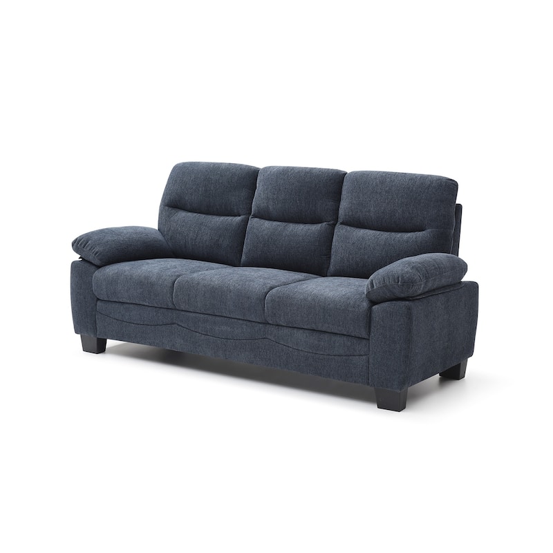 Summerton 78 in. Pillow Top Arm Polyester Straight Sofa