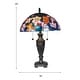preview thumbnail 3 of 3, Florieta Dale Tiffany Table Lamp. - 24" Tall
