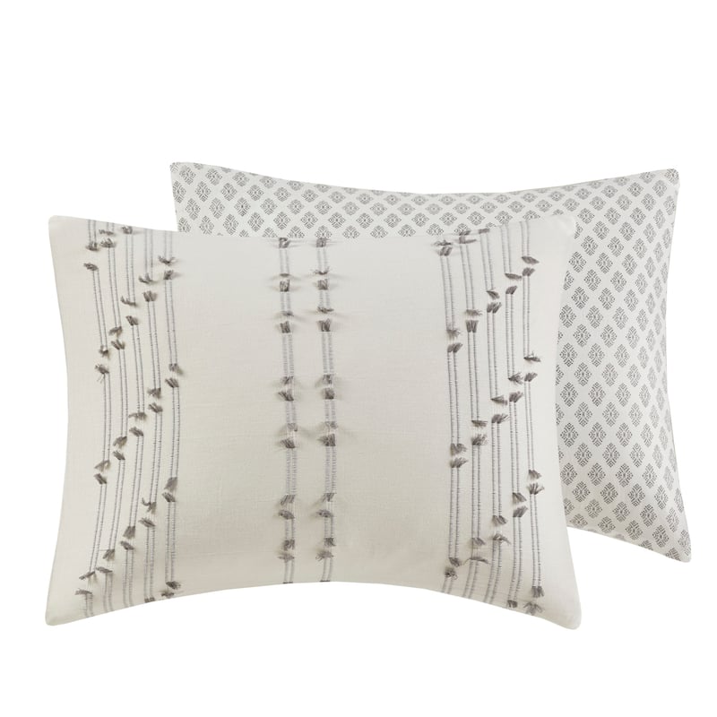 INK+IVY Kara 3 Piece Cotton Jacquard Comforter Set