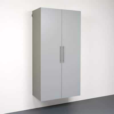Prepac HangUps Large Storage Cabinet - Immaculate 36 in Cabinet with Storage Shelves and Doors