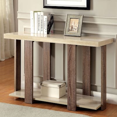 Pavy Modern 48-inch Wood 1-Shelf Sofa Table by Furniture of America