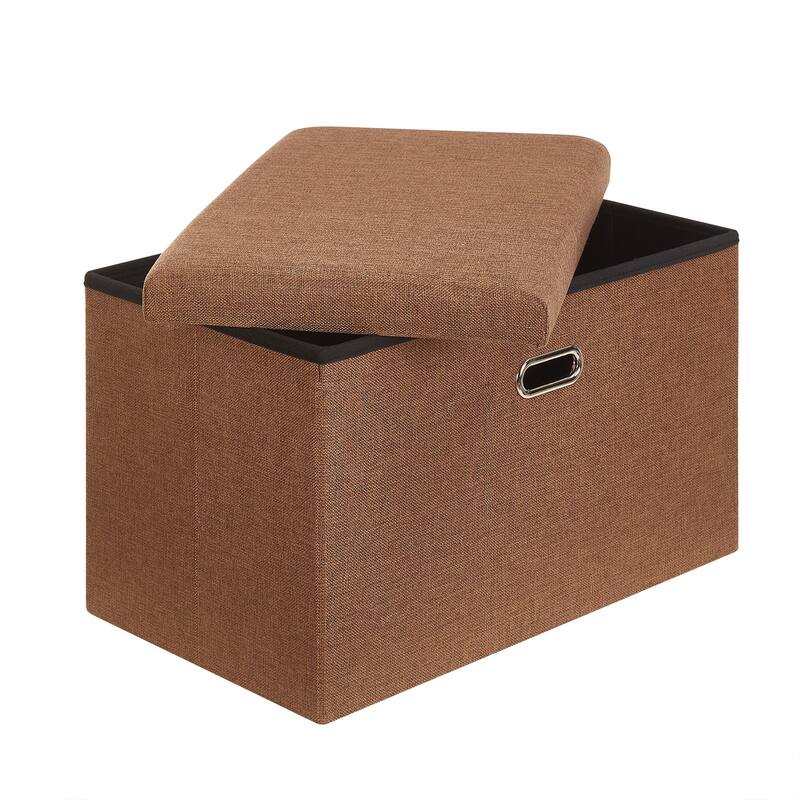 Ottoman Storage Ottoman Footrest Stool Small Ottoman with Storage Foldable Ottoman Foot Rest Footstool Bench