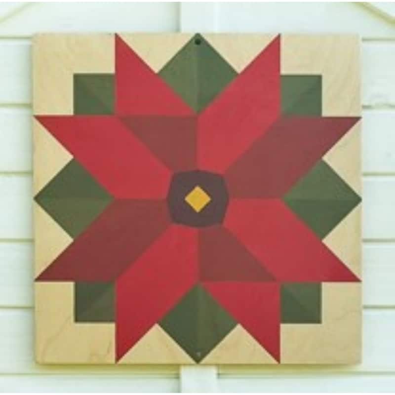 Zylina Greenhouse & Garden Art - Pionsettia Quilt