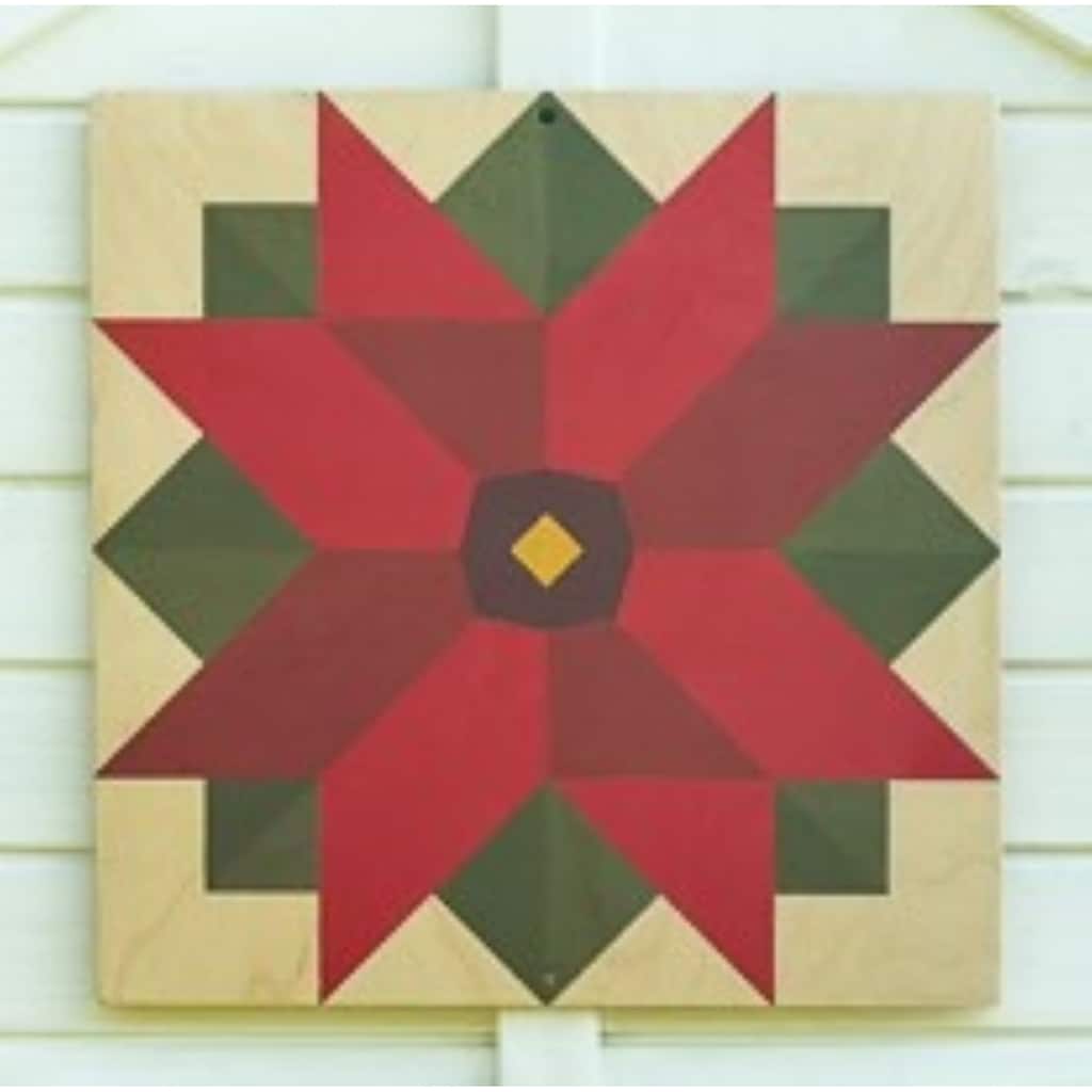 Zylina Greenhouse & Garden Art - Pionsettia Quilt