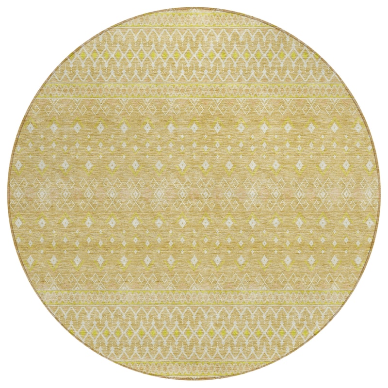 Machine Washable Indoor/ Outdoor Chantille Morrocan Boho Rug
