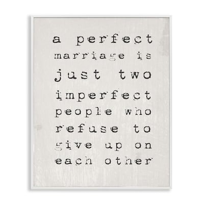 A Perfect Marriage Framed Wall Art