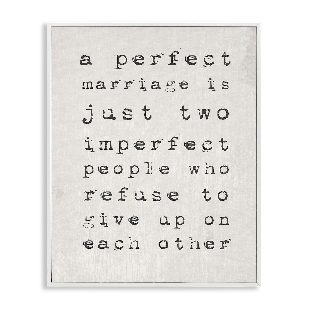 A Perfect Marriage Framed Wall Art