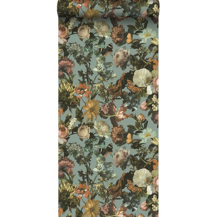 ESTA Home Zarinda Light Blue Flowers Wallpaper