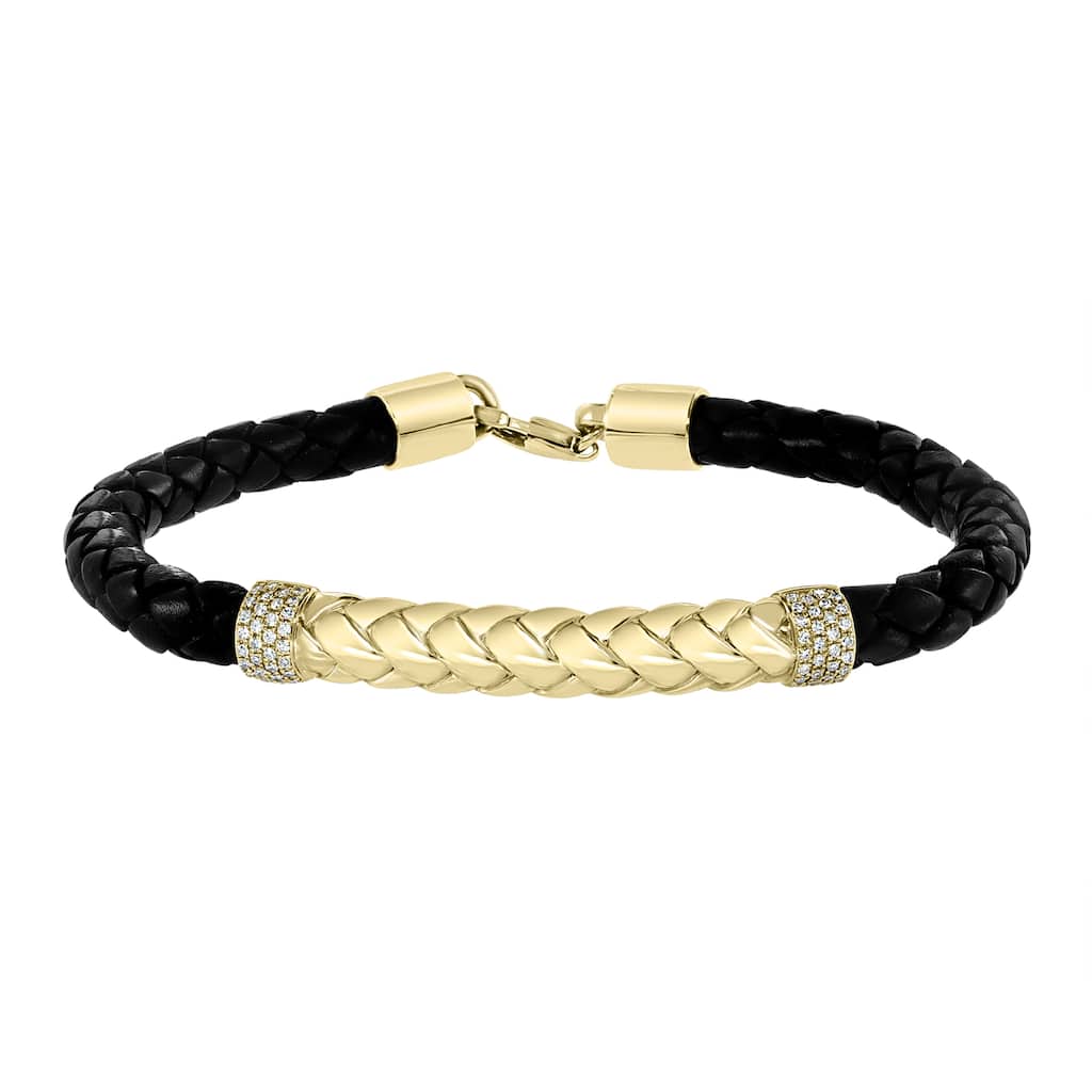EFFY 14K Yellow Gold Diamond Bracelet