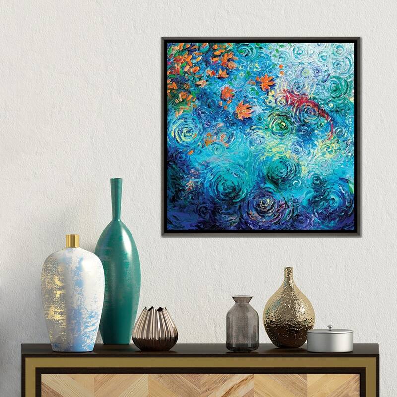 iCanvas "Green River Sockeye" by Iris Scott Framed
