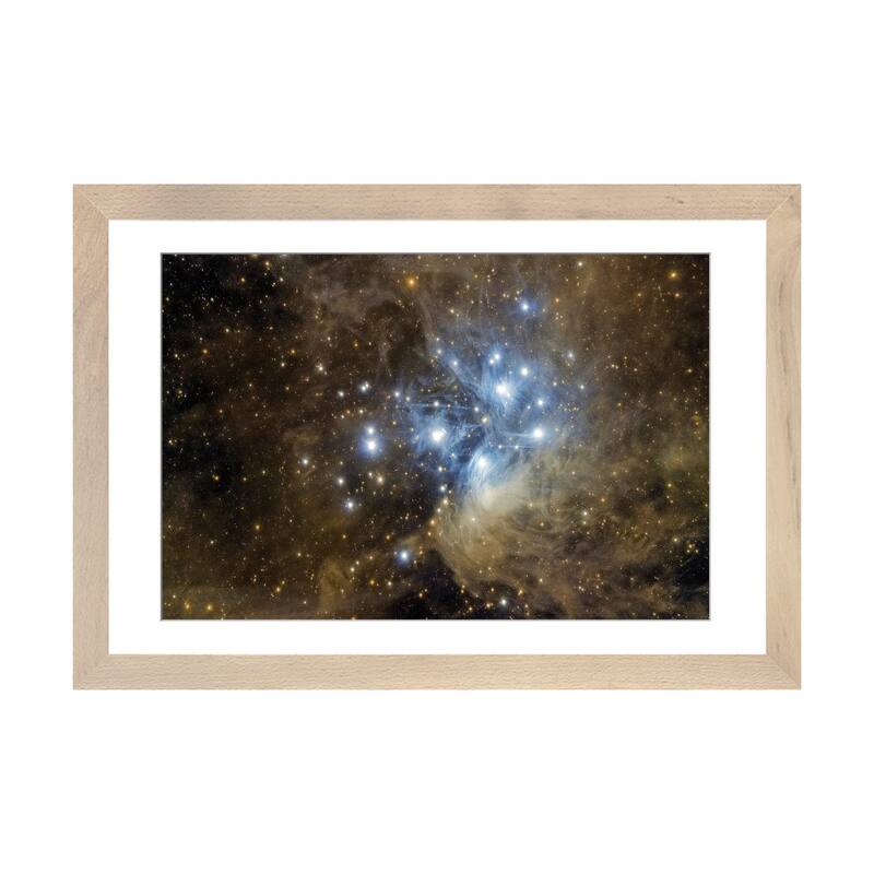 iCanvas "Messier 45, The Pleiades" by Reinhold Wittich - Natural - 16x24x1
