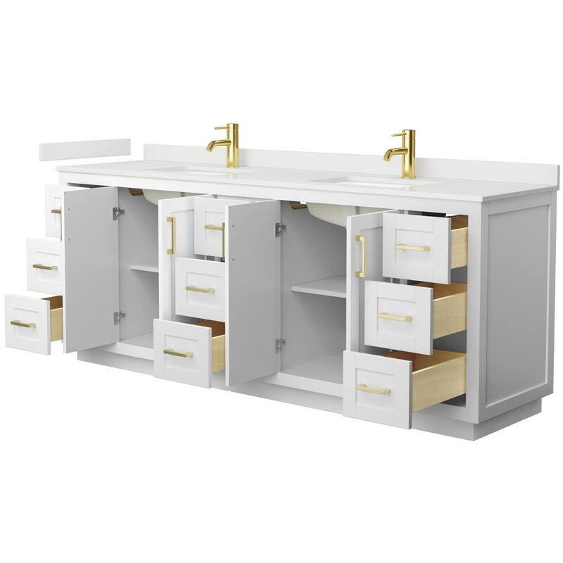 Wyndham Collection WCF292984D-QTZ-UNSMXX Miranda 84" Free Standing