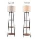 preview thumbnail 16 of 17, ROSEN GARDEN Floor Lamp, Standing Reading Light with 3 Shelves