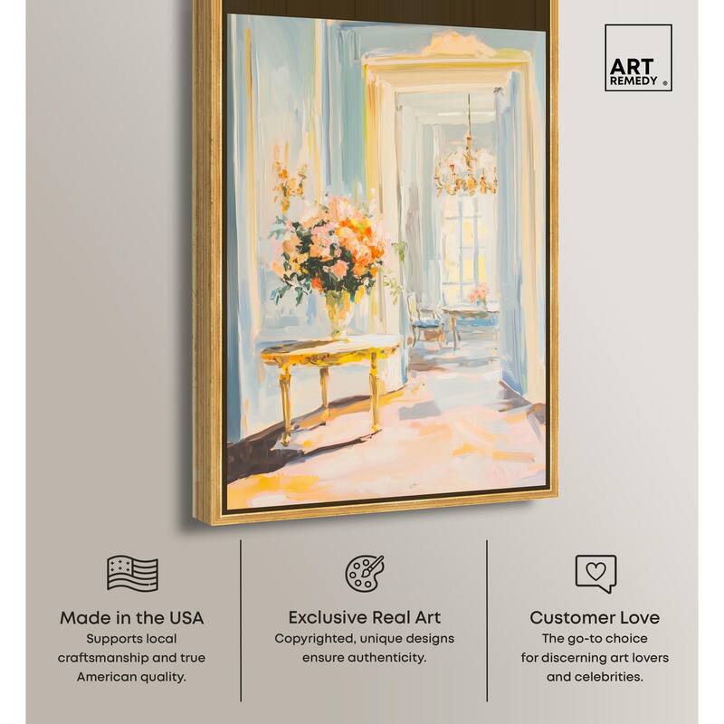Glowing Room II Canvas by Art Remedy