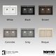 preview thumbnail 67 of 74, Karran 33" Top Mount Double Equal Bowl Quartz Kitchen Sink Kit - 33" x 22" x 9"