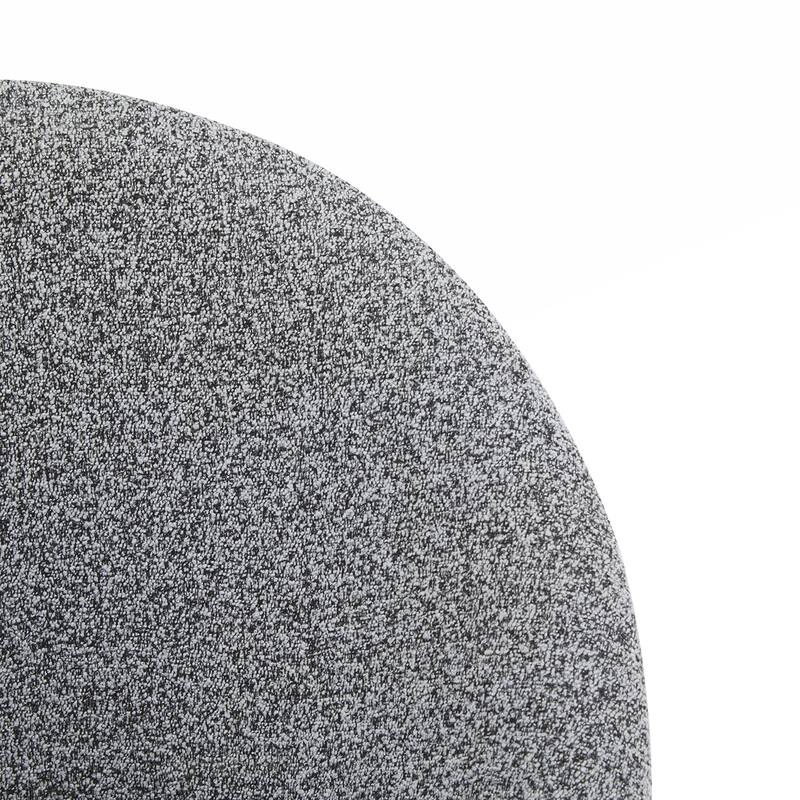 2PCS Fabric Round Metal Bar Stools