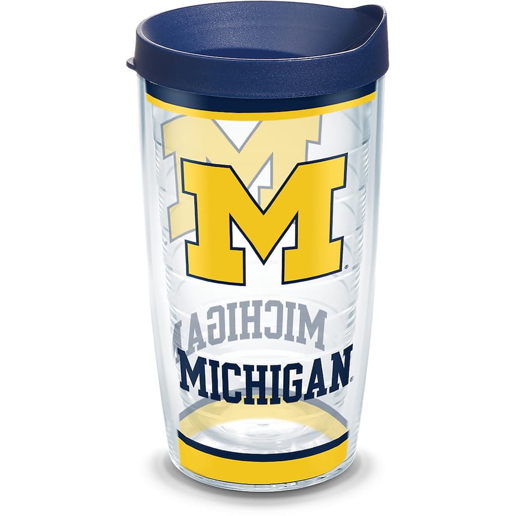Tervis University of Michigan UM Wolverines Tradition Made in USA Double Walled Insulated Travel Tumbler, Classic