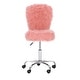 preview thumbnail 27 of 52, Clara Faux Fur Armless Office Chair