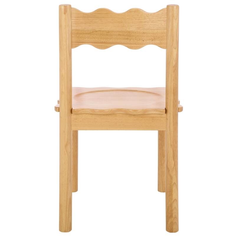 SAFAVIEH Home Nolly Scallop Dining Chair (Set of 2) - 20"W x 19"D x 34"H