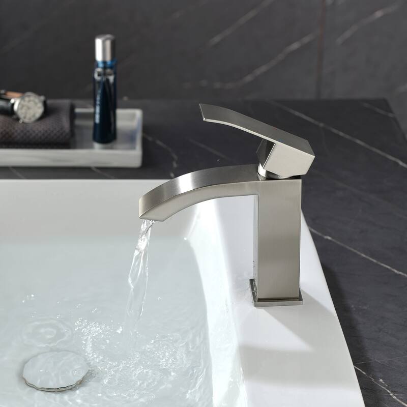 Single Handle Deck Mount Bathroom Faucet