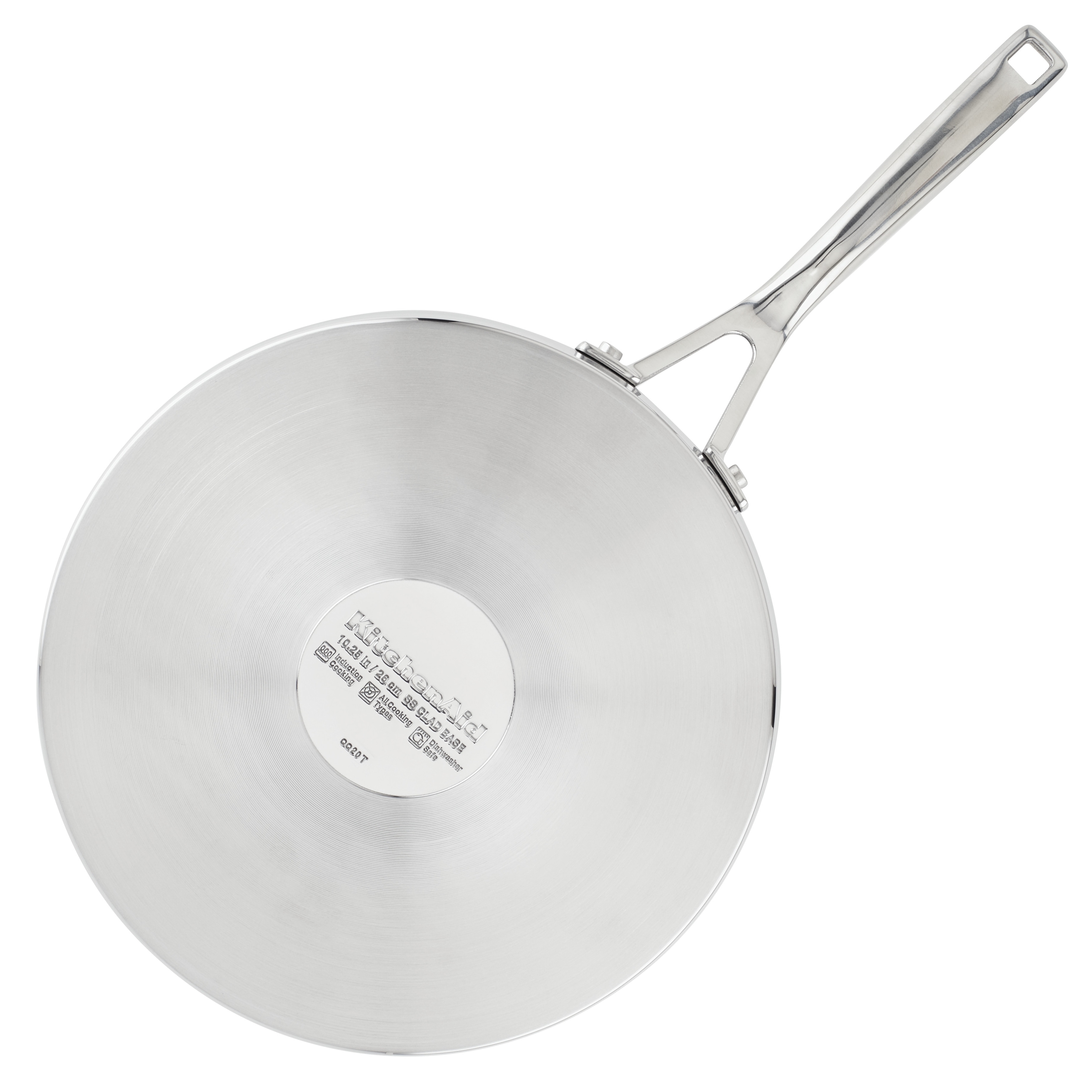 KitchenAid Stainless Steel Nonstick Frying Pan/Skillet, 8 Inch, Brushed  Stainless Steel