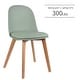 preview thumbnail 23 of 136, Modern Plastic and Wood Dining Chairs (Set of 2)