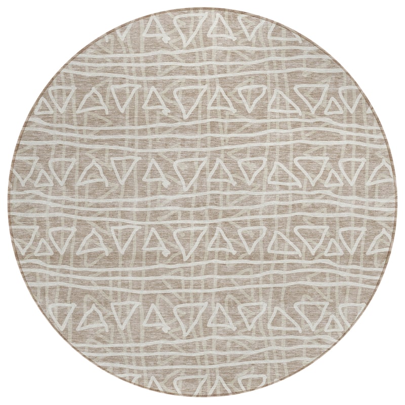 Machine Washable Indoor/ Outdoor Chantille Boho Morrocan Rug