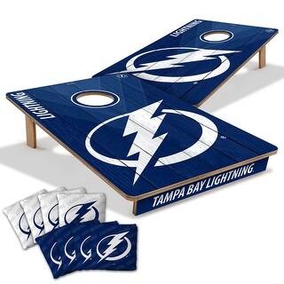 Tampa Bay Lightning NHL Tailgate Cornhole Board Set