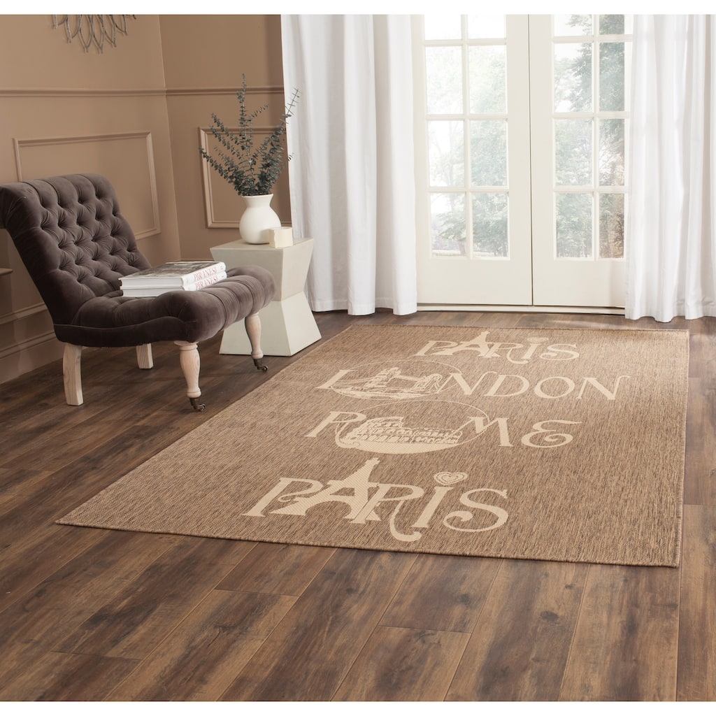 SAFAVIEH Courtyard Euron Indoor/ Outdoor Waterproof Patio Backyard Rug
