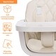 preview thumbnail 4 of 22, 3-in-1 High Chair, Baby High Chair w/Adjustable Legs & Dishwasher Safe Tray, Made of Sleek Hardwood & Premium Leatherette