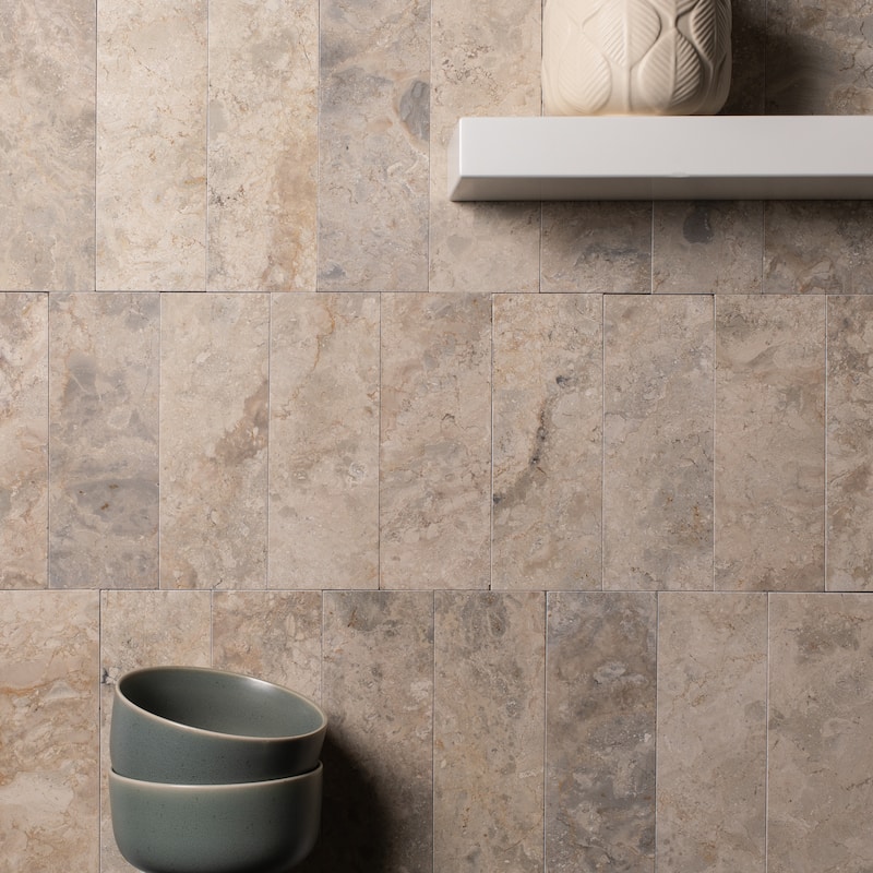 Rare Dunes Honed Marble Wall and Floor Tile - Sample swatch (MKT3246-1pc) - Rare Dunes