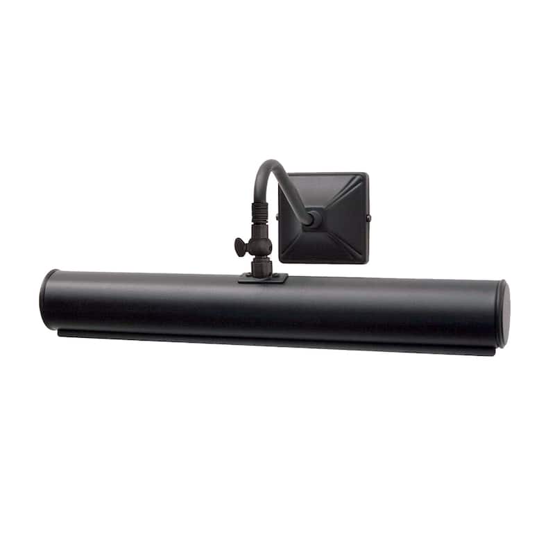 Leo 2 Light Large Picture Light in Black - 5.5"h x 14"w x 8"d