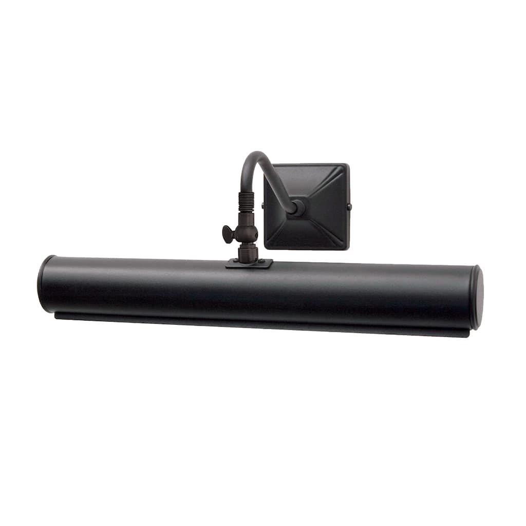 Leo 2 Light Large Picture Light in Black - 5.5"h x 14"w x 8"d