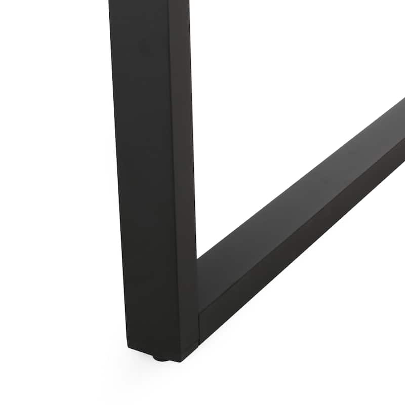 Navan Modern Aluminum Outdoor Dining Table by Christopher Knight Home - 70.00" L x 35.00" W x 30.00" H