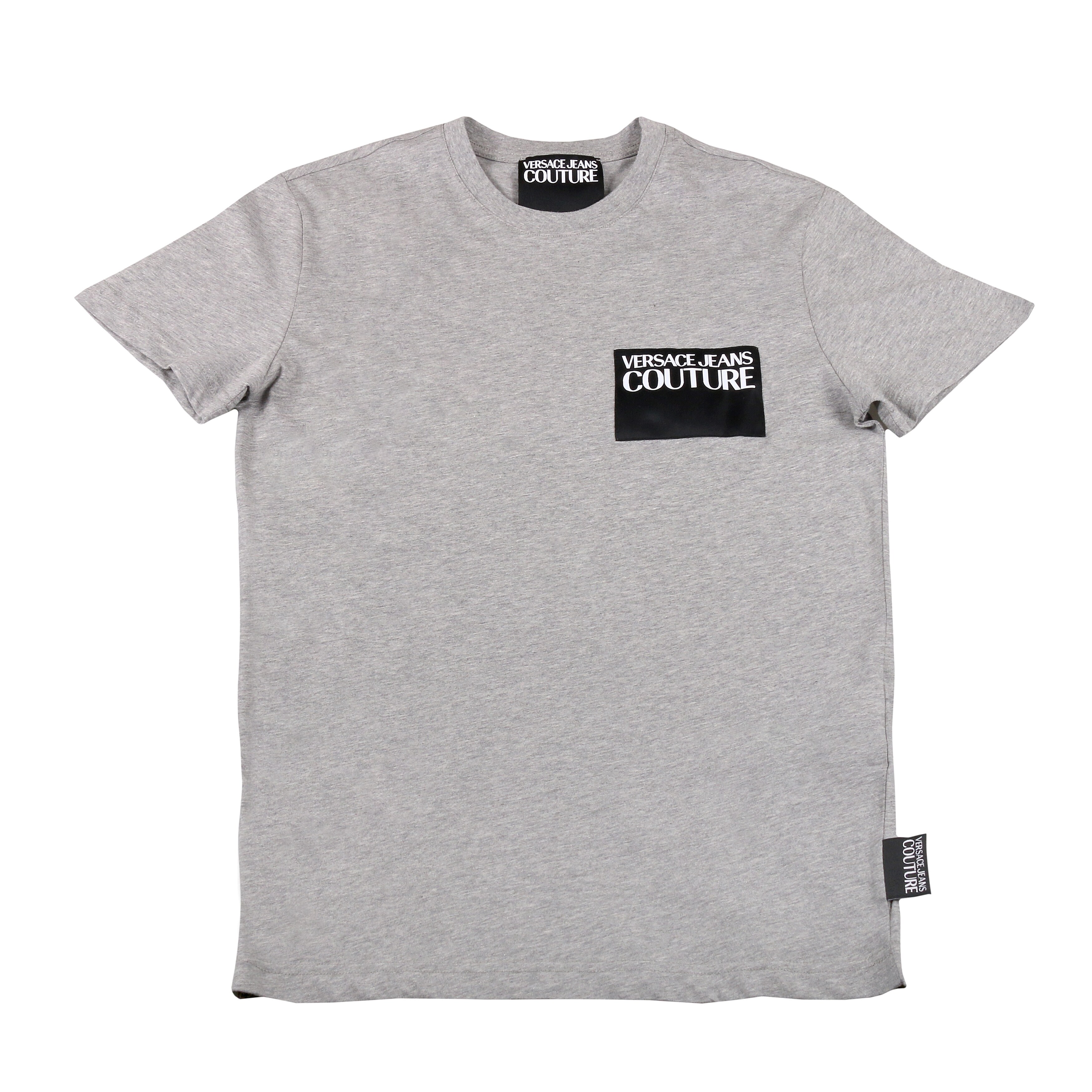 versace jeans crew neck logo t shirt black