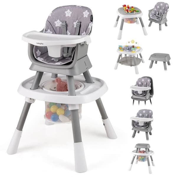 slide 2 of 36, Babyjoy 16-in-1 Baby High Chair with Activity Center Booster Seat - See Details