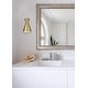 preview thumbnail 8 of 10, Elegant Lighting LD2353 Halycon 8" Tall Bathroom Sconce